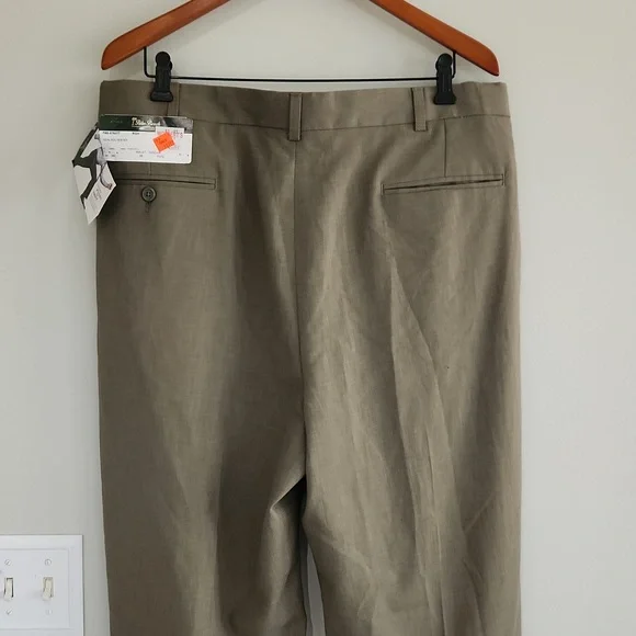 Palm Beach | Pants | New Vintage Brown Palm Beach Reflex Dress Pants Sz 36  Regular 0 Polyester Nwt | Poshmark